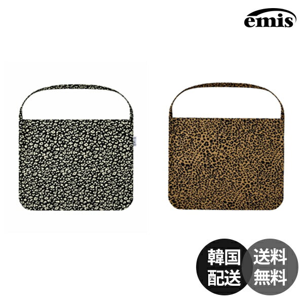 EMIS 22Y LEOPARD CORDUROY ECO BAG エミス エコバッグ コーデュロイ レオパード ヒョウ柄 ショルダーバッグ 韓国 韓国ブランド 韓国ファッション コットンバッグ トートバッグ 肩掛け【emis】