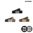【韓国】WEKANDERS ウィキャンダーズ GRAFFITI LOGO ベルト ブラックベルト ブラウンベルト カモベルト ポリエステルベルト ストリートファッション カジュアルベルト ユニセックスベルト【WEKANDERS】