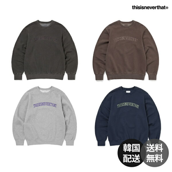 �ڴڹ��thisisneverthat �ǥ��������ͥС����å� �ͥХ� �ͥå� Arch-Logo Crewneck ����치���� ���롼�ͥå� ��...