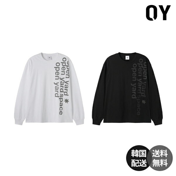 【韓国】OY BOLD PATCH L/S TEE オーワイ ボールド パッチ ロングスリーブ Tシャツ 正規品 ロンT 長袖Tシャツ カットソー ロゴパッチ ストリート 韓国ファッション 韓国ブランド 【OY】