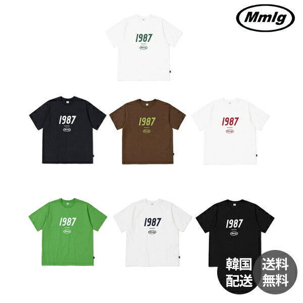 Rakuten - 【韓国】MMLG 19mg Hf-T エムエムエルジー Tシャツ 半袖 カットソー トップス ロゴT コットン100% 綿100 柔らかい 軽い 丈夫 無地 カジュアル ストリート シンプル デイリー【MMLG】