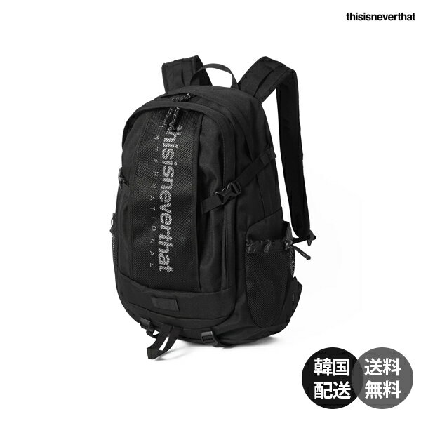 【韓国】thisisneverthat INTL-Logo Backpack 30 ディスイズネバーザット リュック バックパック 30L 大容量 韓国ストリート ファッション メンズ レディース ユニセックス 通学 通勤 旅行 丈夫 軽量 人気ブランド 【thisisneverthat】