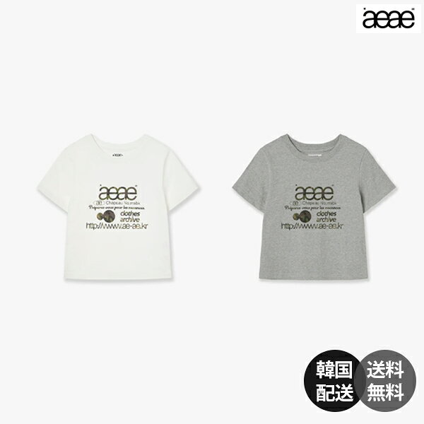 Rakuten - 【韓国】aeae WEB LOGO CROP T-SHIRTS エーイーエーイー クロップド Tシャツ 半袖 ロゴT カモフラ 迷彩 韓国ストリート ファッション Y2K ショート丈 コットン100 快適 着心地 人気ブランド 【aeae】