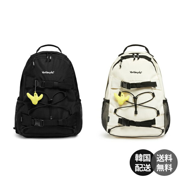 Rakuten - 【韓国】Mark Gonzales マークゴンザレス リュック バックパック 27L 大容量 軽量 丈夫 サインロゴ ベルトデザイン 韓国ファッション ストリート スケーター 通学 通勤 旅行 部活 学生 遠足 登山 カジュアル 人気ブランド【Mark Gonzales】