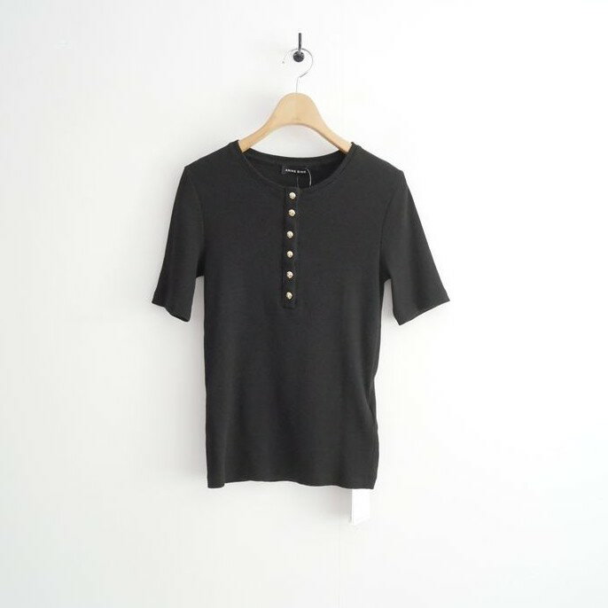 2025SS MUSE de Deuxieme Classe購入品 ANINE BING ALESSIA Tシャツ 25070521001610 2510-0535