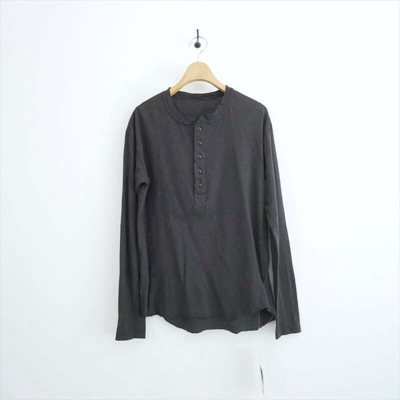 2025 未使用 GOODGRIEF! グッドグリーフ ROUGH-COT HENLEY NECK TOP Tシャツ カットソー 25070560215010 2608-0969【中古】