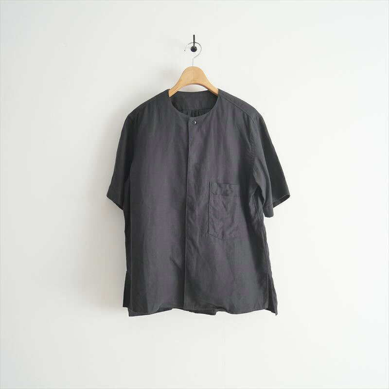 ASEEDONCLOUD アシードンクラウド HW short sleeve shirt リネン シャツ S 241616 2507-2123