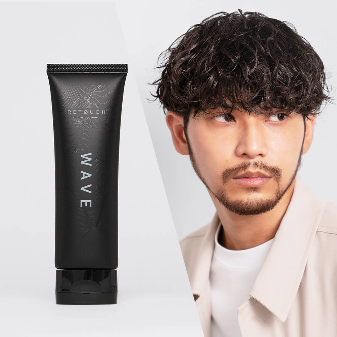 【公式】レタッチ パーマ用ワックス WAVE 90g / RETOUCH / ヘアワックス スタイリング クリームタイプ 柔らかい ツヤ メンズ 濡れ髪 くせ毛 パーマ用 スタイリング剤 整髪料 ワックス パーマ ウェーブ サロン 美容室 人気 retouch