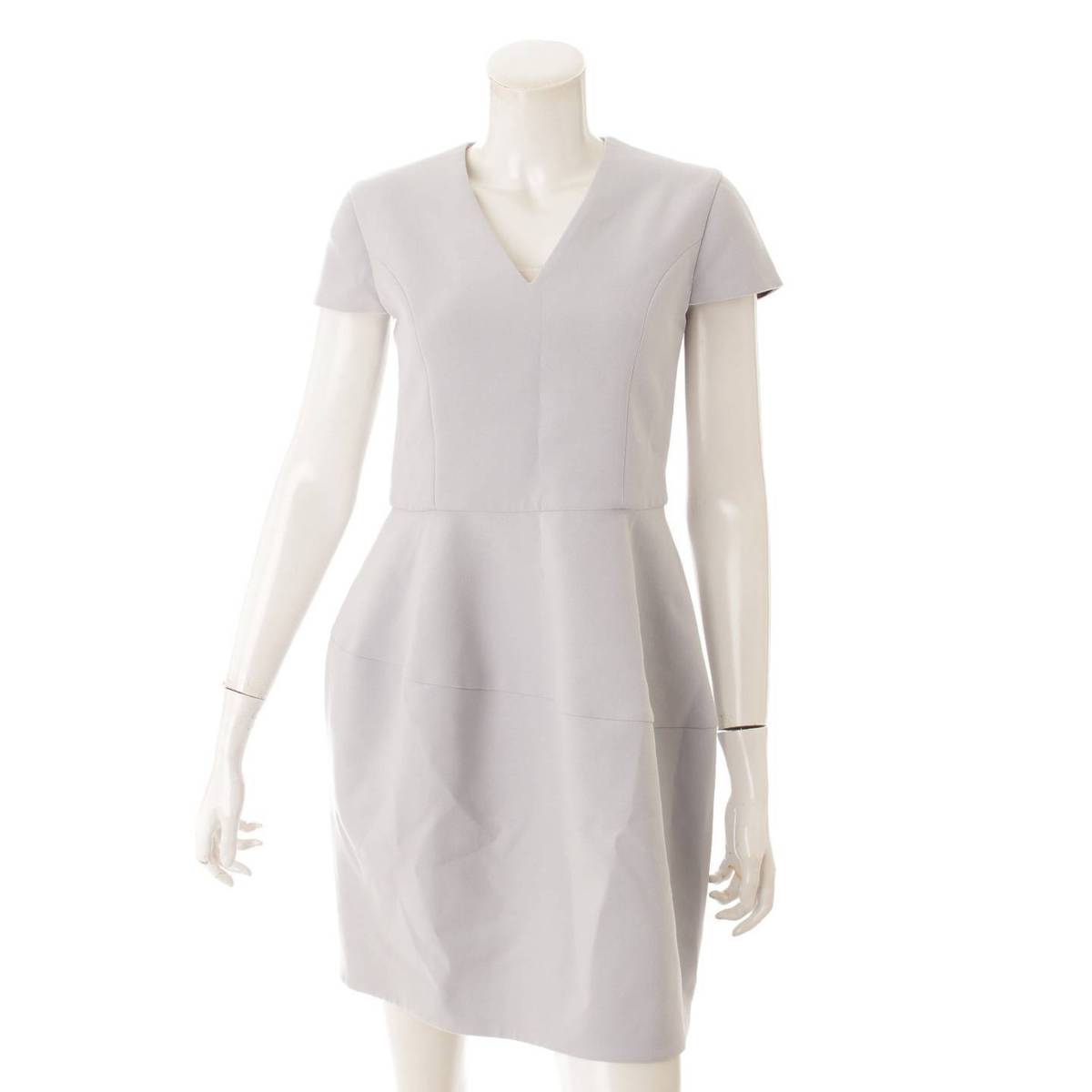 【ヨーコチャン】YOKO CHAN　18SS バルーン ドレス ワンピース YCD-518-347 ライトブルー 38 【中古】【鑑定済・正規品保証】78434のサムネイル