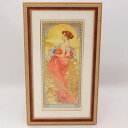 絵画:アルフォンス・ミュシャ・四季『夏』限定刷 65/300 未使用【中古】【鑑定済・正規品保証】96655