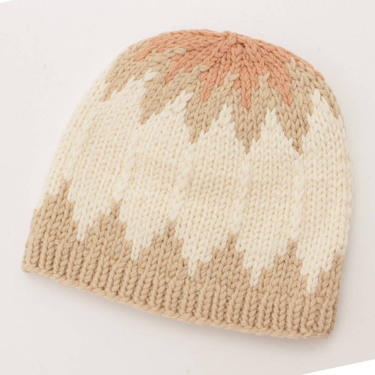 【クロエ】Chloe　16年 ウール ニット キャップ 帽子 16S510 アイボリー 未使用【中古】【鑑定済・正規品保証】131147