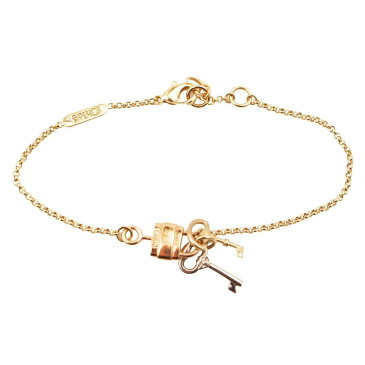 【クロエ】Chloe パディントン カデナ パドロック&キーズ ブレスレット ゴールド 【中古】【鑑定済・正規品保証】132886