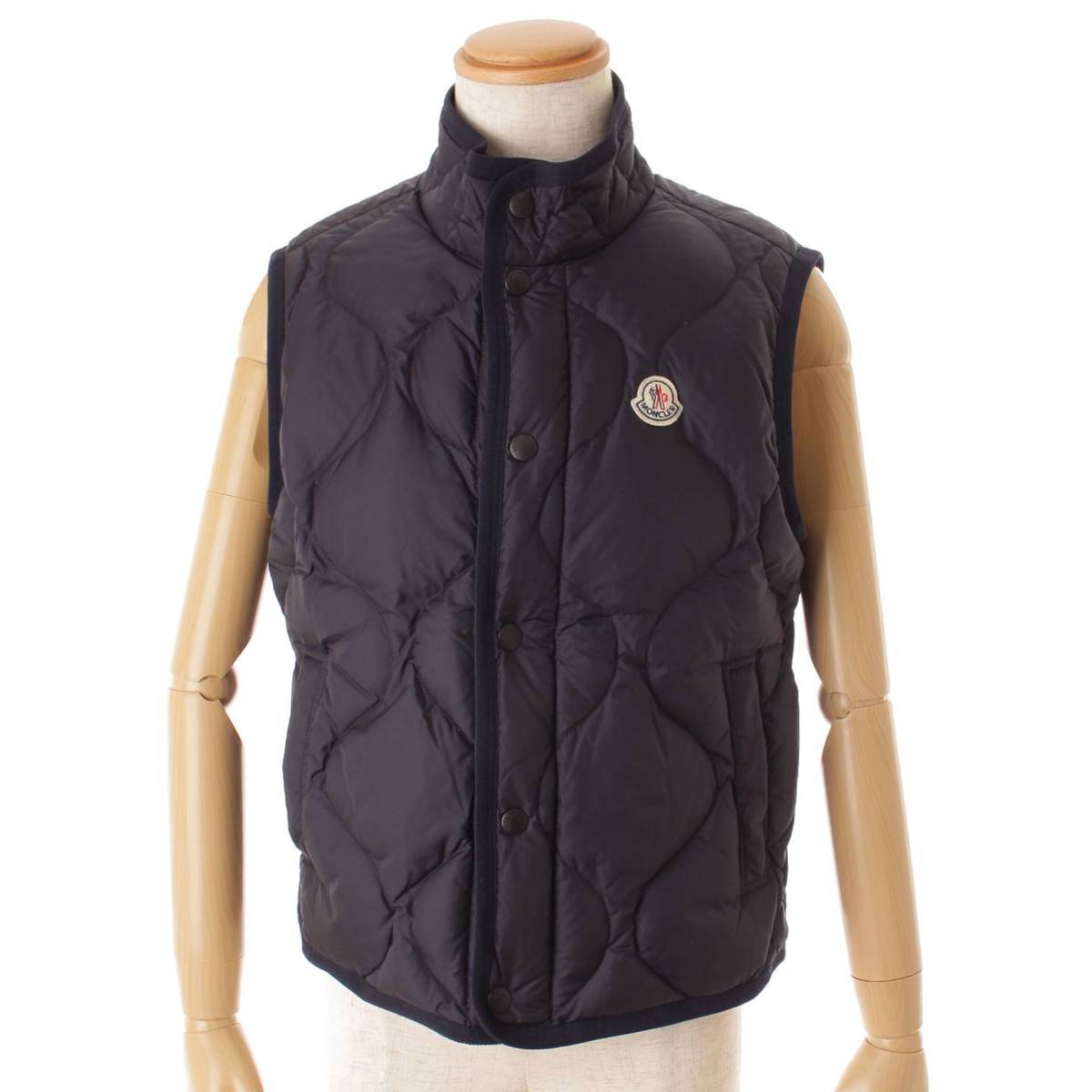 【モンクレール】Moncler　メンズ 17AW CANUT ダウンベスト 43305 ネイビー 1 【中古】【鑑定済・正規品保証】151085