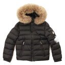 【モンクレール】Moncler　キッズ BYRON ファーフッド ダウンジャケット 41986 ブラ ...