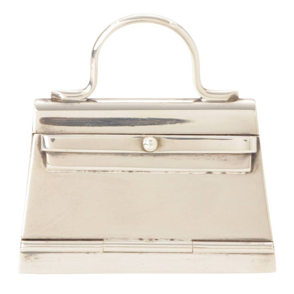 【エルメス】Hermes　ケリー モチーフ 925 ピルケース ネックレストップ ペンダントトップ シルバー 【中古】【鑑定済・正規品保証】167749