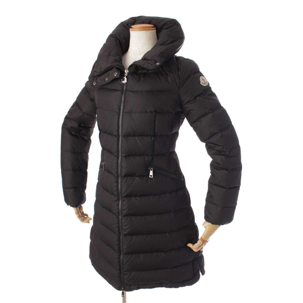 【モンクレール】Moncler　16年 FLAMMETTE フラメッテ フーディ ダウンコート B20934993105 ブラック 00 【中古】【鑑定済・正規品保証】183409 2