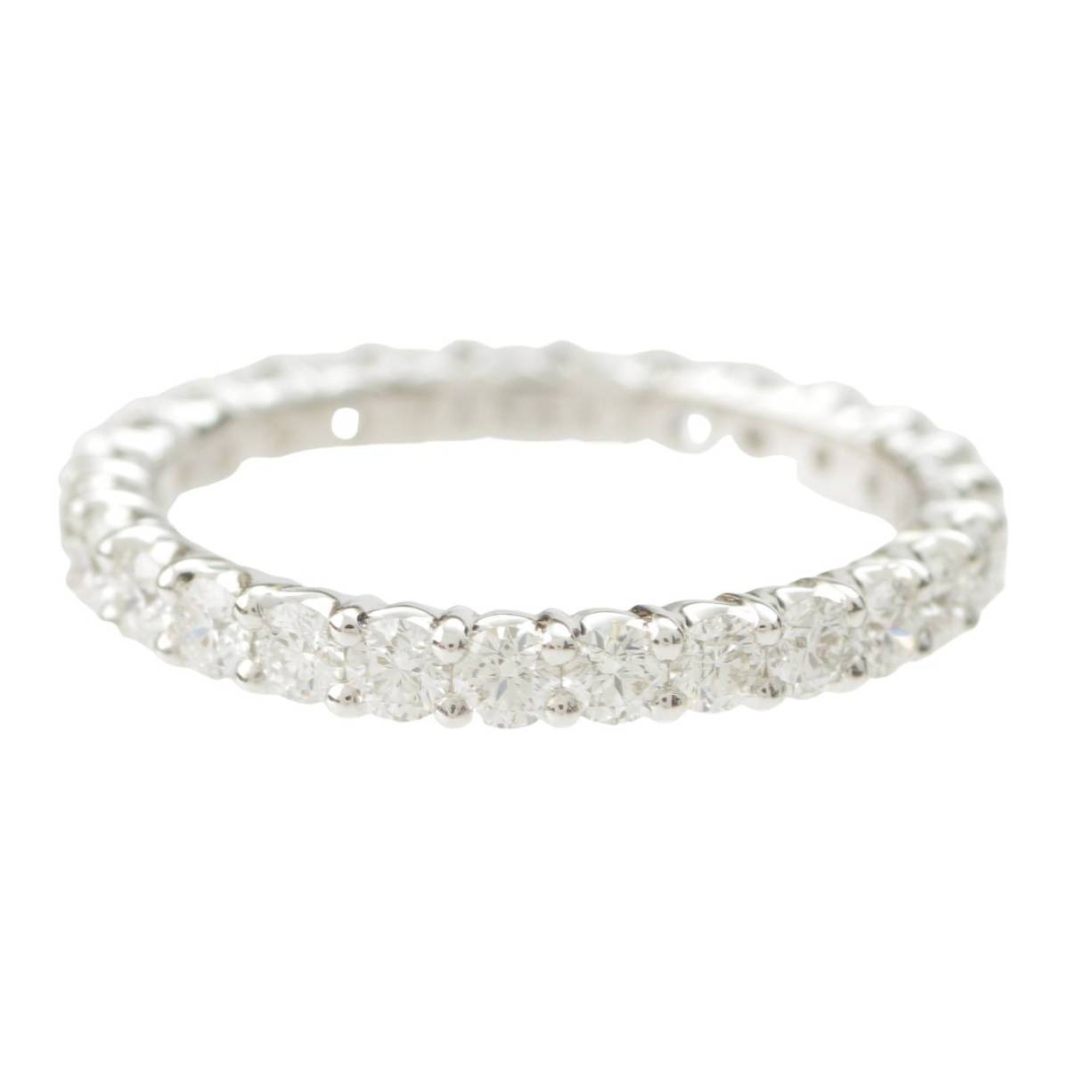 【タサキ】TASAKI　ブリッランテ フル エタニティ 24 ダイヤモンド リング シルバー 0.87ct 2.5g 6.5号 未使用【中古】【鑑定済・正規品保証】183134のサムネイル