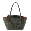 【ボッテガ ヴェネタ】Bottega Veneta　ミニ アルコトート マキシインレチャート 2WAY ハンドバッグ 600606 カーキ 【中古】【鑑定済・正規品保証】186570