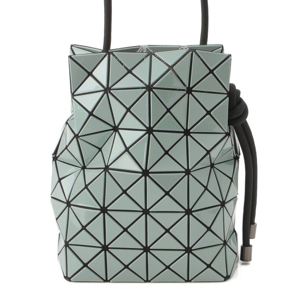 【バオバオ イッセイミヤケ】BAO BAO ISSEY MIYAKE　Wring Gloss 2way クロスボディバッグ ショルダーバッグ 巾着 アッシュグリーン 【中古】【鑑定済・正規品保証】186887のサムネイル