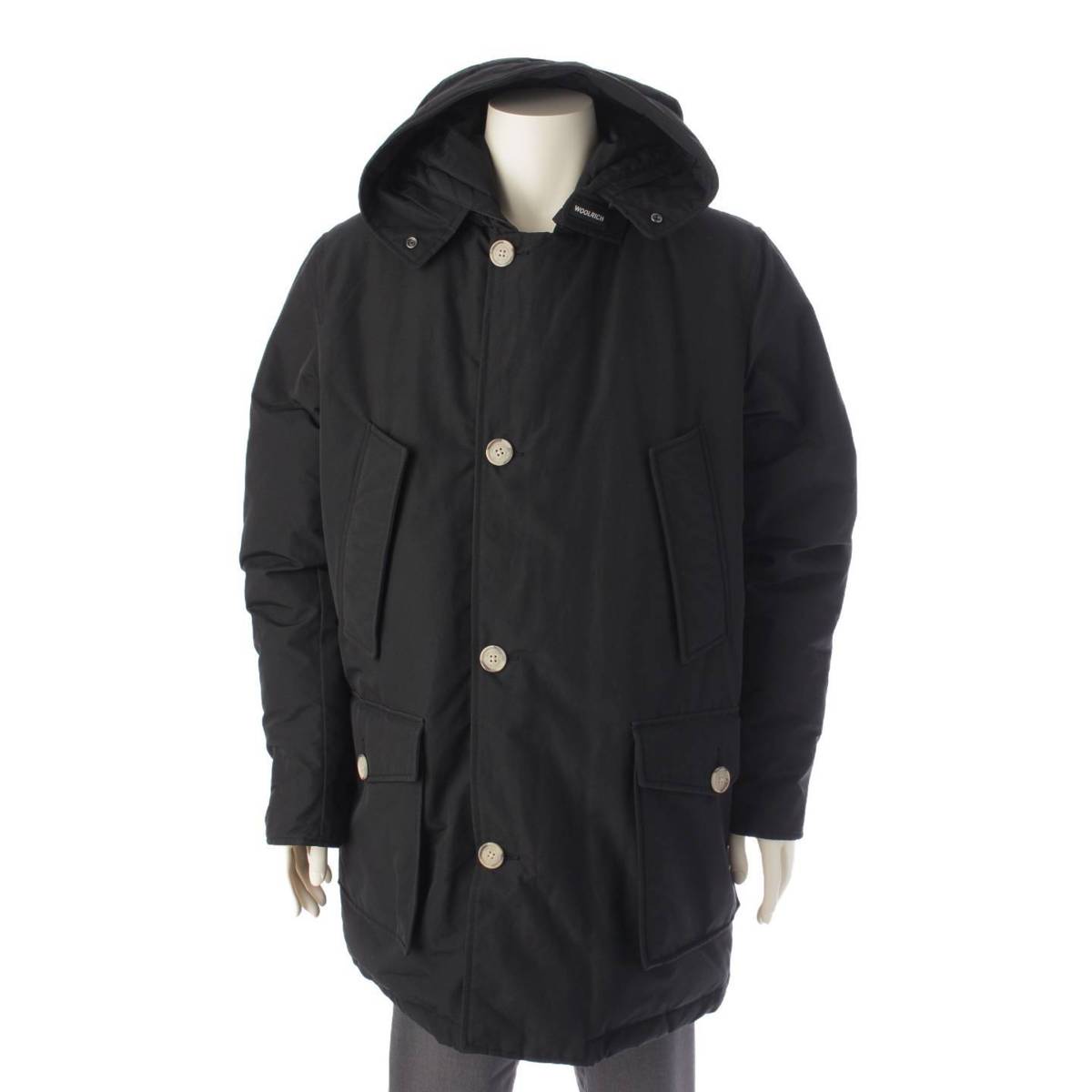 WOOLRICH　メンズ ARCTIC PARKA ジップアップ ダウンコート WOCPS2880 ブラック XL 186604