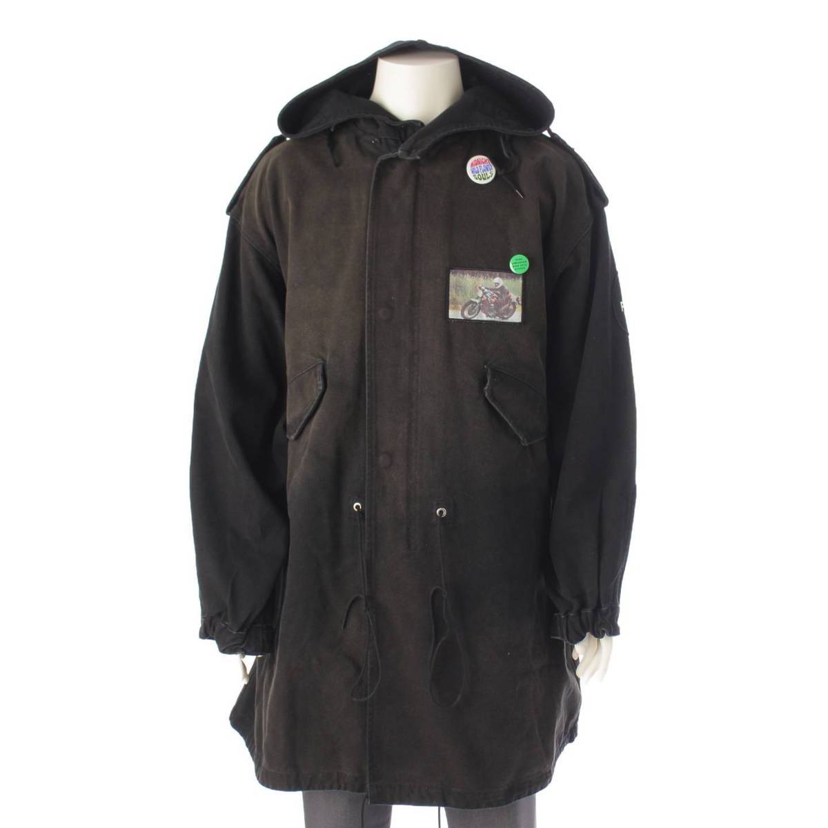 yt VYzRaf Simons@21SS MEDIUM LENGTH PARKA bYR[g 211-M710 ubN 46 yÁzyӒρEKiۏ؁z187155