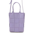 【ボッテガ ヴェネタ】Bottega Veneta　ミニ カセット 2WAY WISTERIA トートバッグ 709341 パープル 【中古】【鑑定済・正規品保証】188417