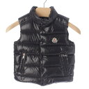 【モンクレール】Moncler　キッズ 18年 TIB ティブ ダウンベスト ブラック 5anni  ...