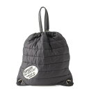 【モンクレール】Moncler KINLY ナイロン 巾着 バックパック リュック バッグ ブラック 【中古】【鑑定済 正規品保証】189729