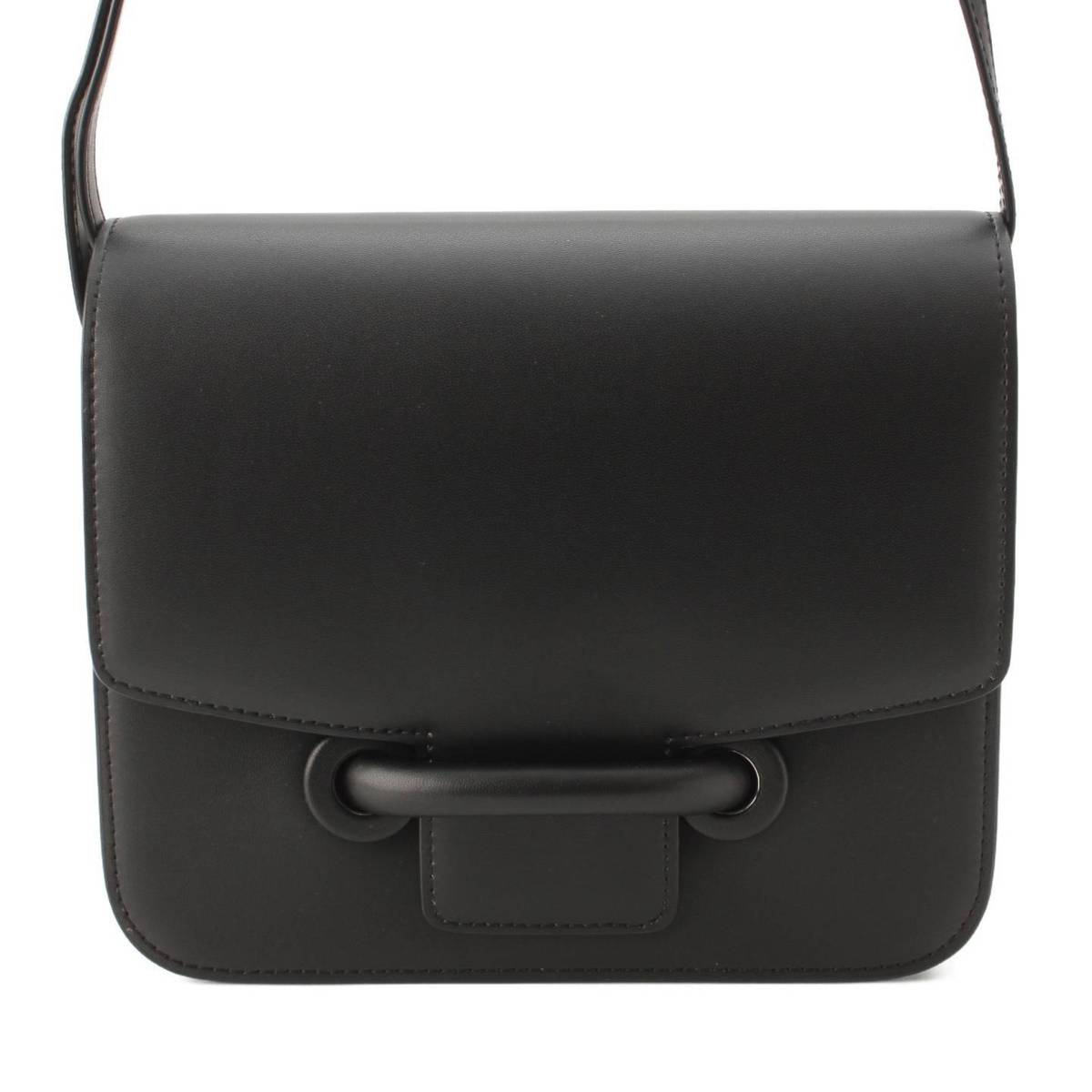 【ヴァジック】VASIC　CITY シティ ロゴ レザー ショルダーバッグ ブラック 【中古】【鑑定済・正規品保証】190686のサムネイル