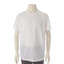 【プラダ】Prada　メンズ 22SS JERSEY コットン 半袖 無地Tシャツ トップス DNA829 ホワイト XL 未使用【中古】【鑑定済・正規品保証】192355