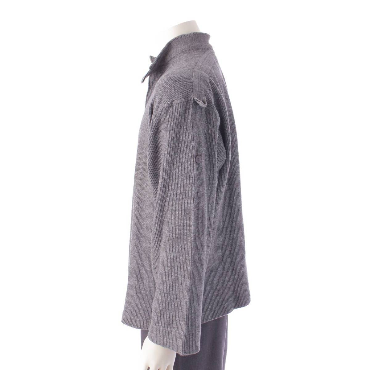 【イッセイミヤケ】Issey miyake　80'S 筆タグ ニット セーター トップス トレーナー 9AL31012 グレー M 【中古】【鑑定済・正規品保証】188821 3