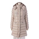 Moncler　17AW HERMINE エルミンヌ ロング フード ダウンコート 49300 ベージュ 3 196949