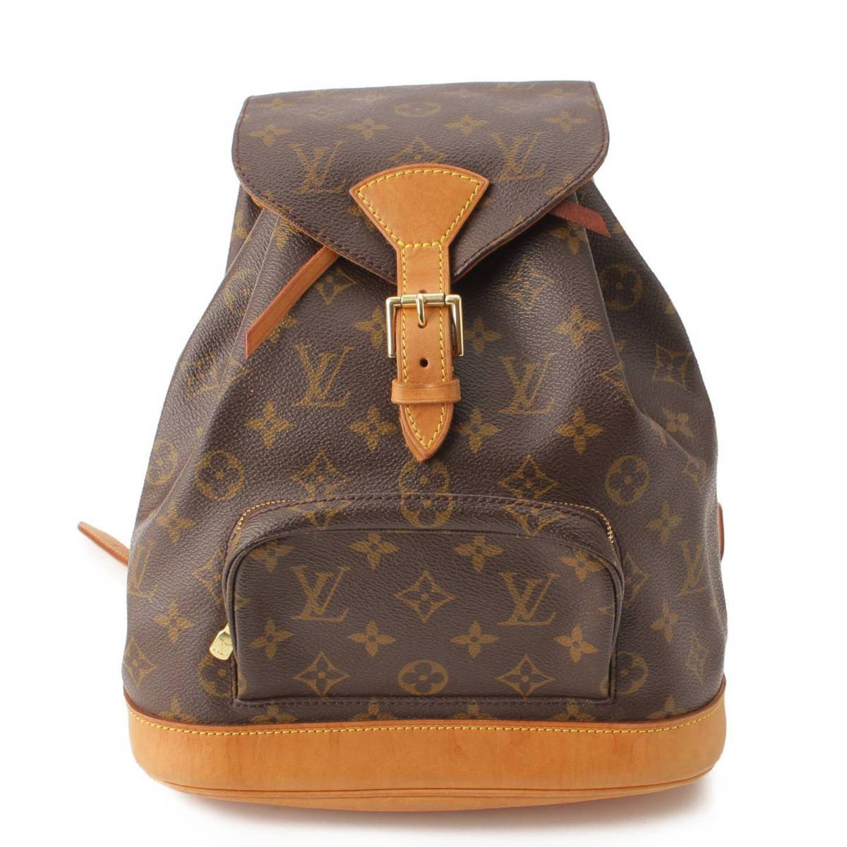 【ルイヴィトン】Louis Vuitton　モノグラム モンリスMM リュック バックパック M51136 ブラウン 【中古】【鑑定済・正規品保証】190691