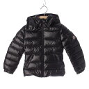 【モンクレール】Moncler キッズ 16年 BADY ジップアップ フード ダウンジャケット 46982 ブラック 6anni 【中古】【鑑定済 正規品保証】201964