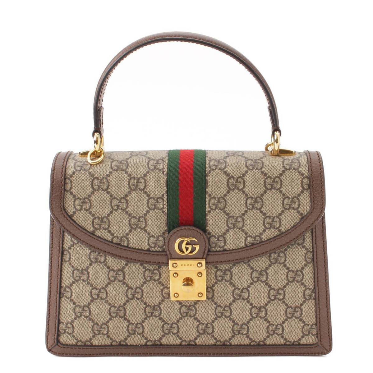 【グッチ】Gucci　GGスプリーム オフィディア 2WAY ショルダー ハンドバッグ 651055 ベージュ 【中古】【鑑定済・正規品保証】203015