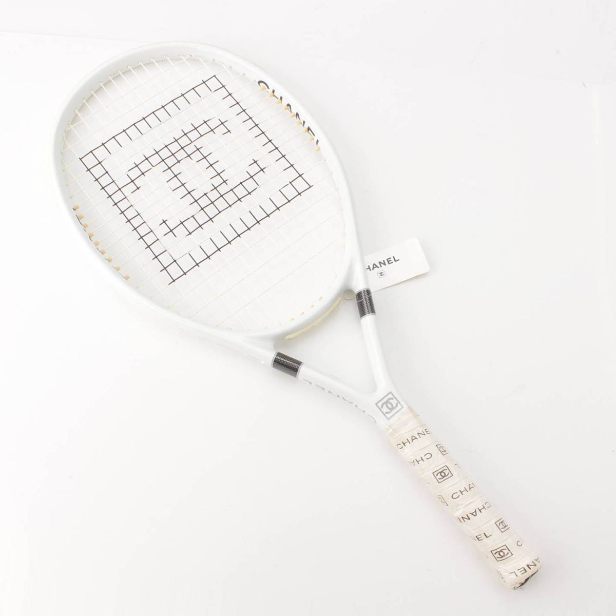 【シャネル】Chanel　スポーツ テニスラケット ケース セット A25100 ホワイト 未使用【中古】【鑑定済・正規品保証】204842