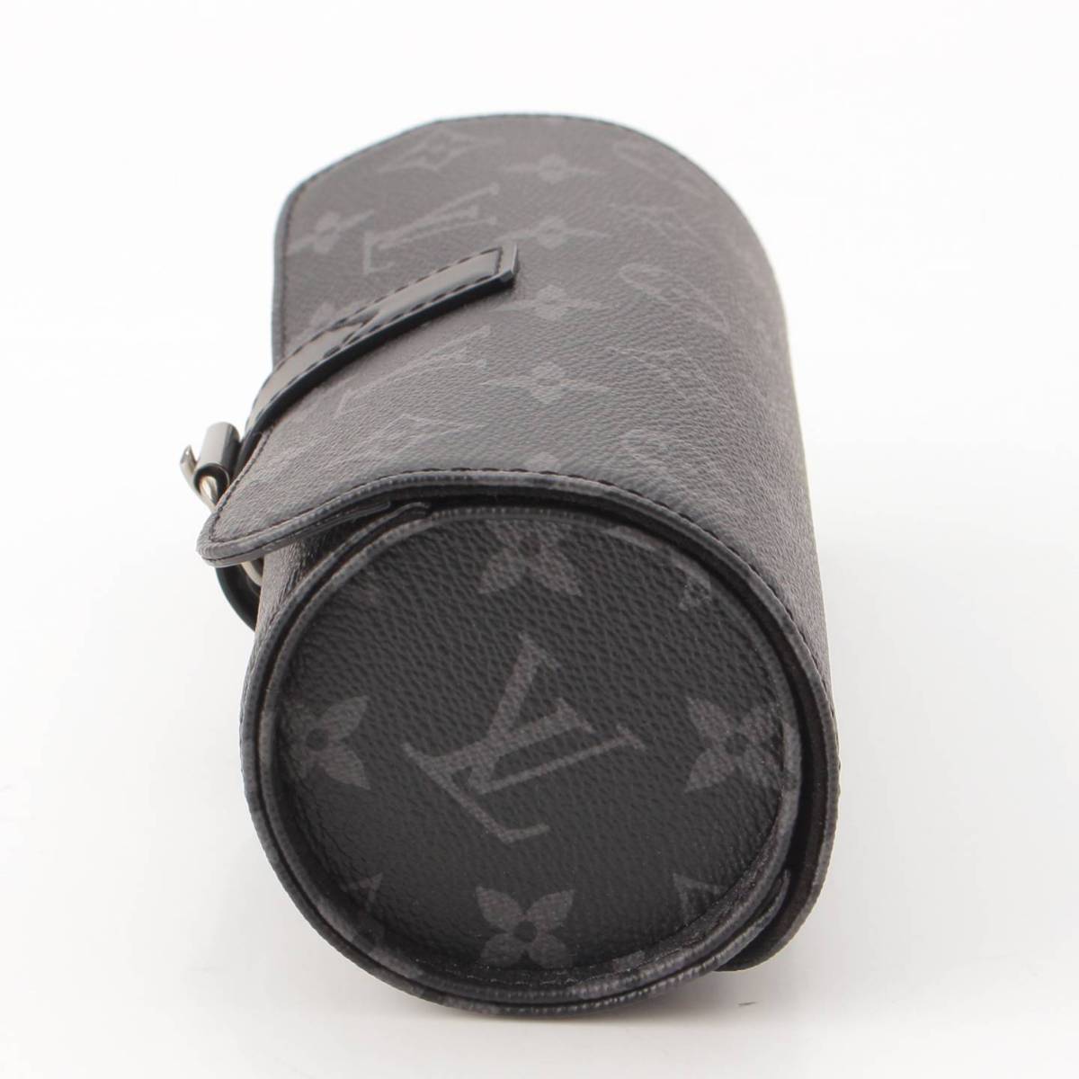 【ルイヴィトン】Louis Vuitton　モノグラムエクリプス エテュイ 3 モントル 時計 ウォッチケース M43385 ブラック 【中古】【鑑定済・正規品保証】204941 3