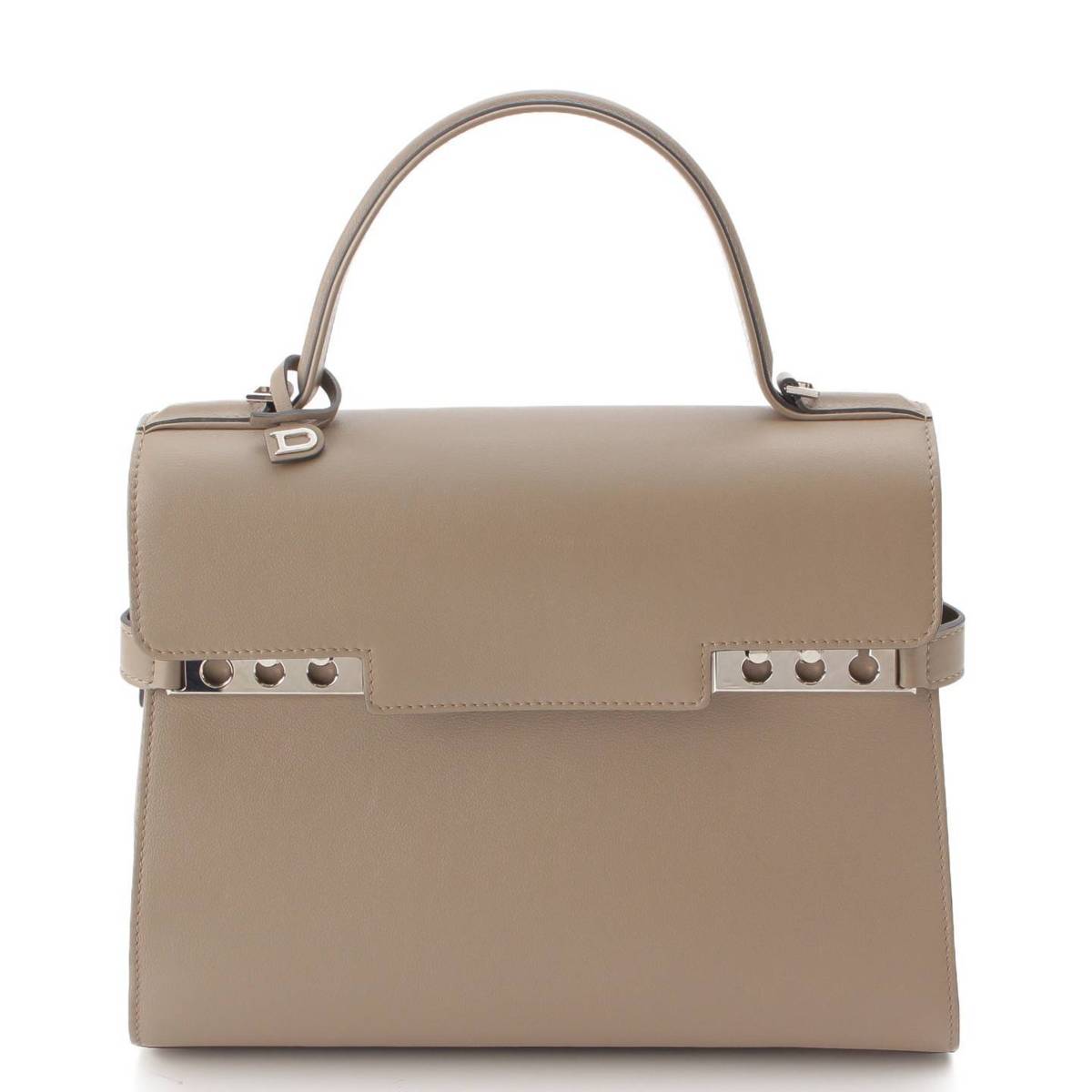 【デルヴォー】Delvaux　タンペートMM サプルカーフ 2way ハンドバッグ AA0368 AAX082 DPA グレージュ 【中古】【鑑定済・正規品保証】192965のサムネイル