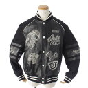 ルイヴィトン LOUIS VUITTON 23SS ミュージカル バーシティ ブルゾン スタジャン ジャケット アウター 1AAUYY ブラック 50【中古】【...