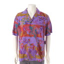 イッセイミヤケ ISSEY MIYAKE 03AW i-NEW i-NOW コットン アロハシャツ トップス IF34‐FJ030 パープル 3【中古】【正規品...