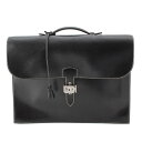 【エルメス】Hermes □E刻 サックアデペッシュ 41 クシュベル ビジネスバッグ ノワール ブラック 【中古】【鑑定済・正規品保証】211047