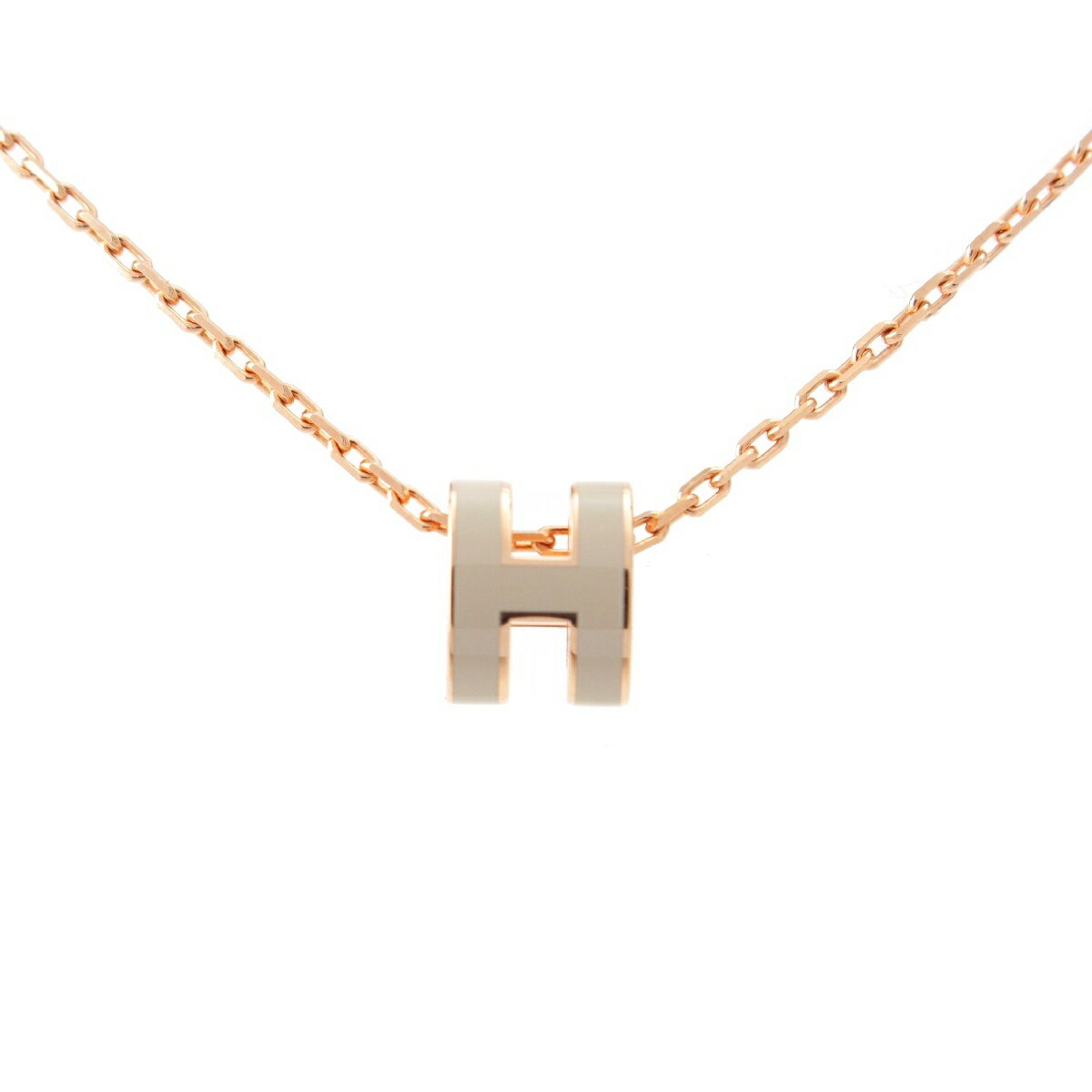 エルメス HERMES ポップアッシュ ピンクゴールド Hモチーフ ネックレス ペンダント ピンクゴールド【中古】【正規品保証】のサムネイル
