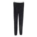 ジバンシー Givenchy マシューウィリアムズ 4Gジャガード ロゴスパッツ レギンス ボトムス BW50S44ZAQ ブラック XS【中古】【正規品保証】