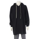 リックオウエンス Rick Owens 22AW POP OVER HOODIE コットン ドローストリング ロング フーディー パーカー トップス RU02B...