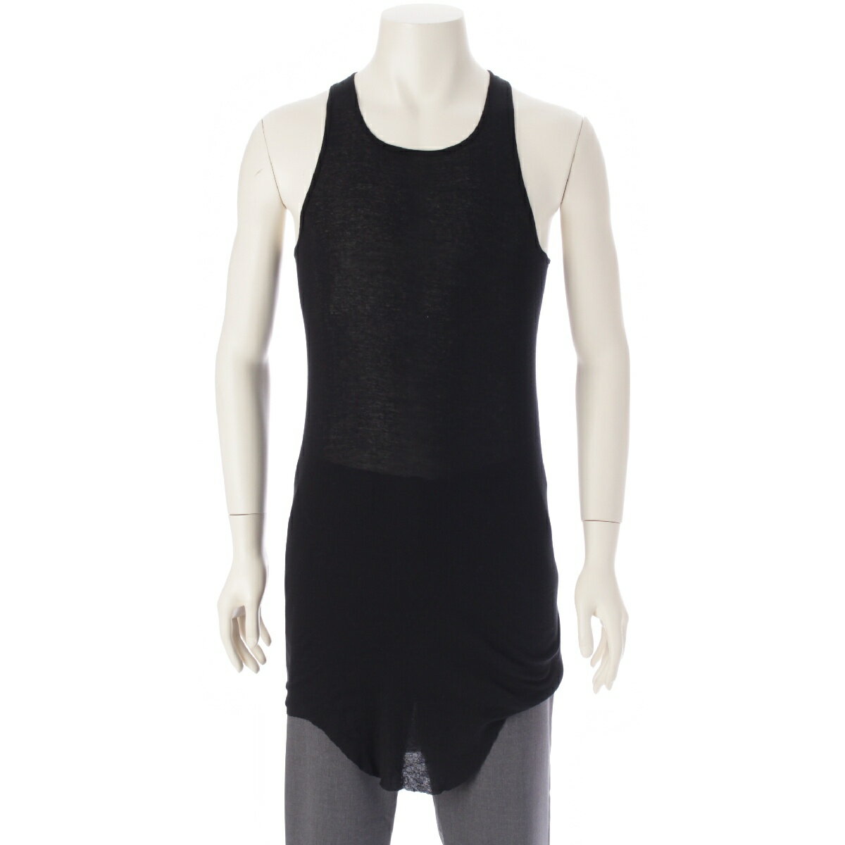 リックオウエンス Rick Owens 24SS コットン BASIC RIB TANK リブニット ノースリーブトップス タンクトップ RU01D3150-M...