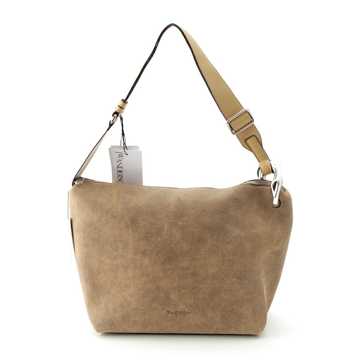 乐天商城 - ジェイダブリューアンダーソン J.W.Anderson. コーナー Corner Bag スウェード レザー ワンショルダー クロス ボディバッグ HB0585 トープ 【中古】【正規品保証】
