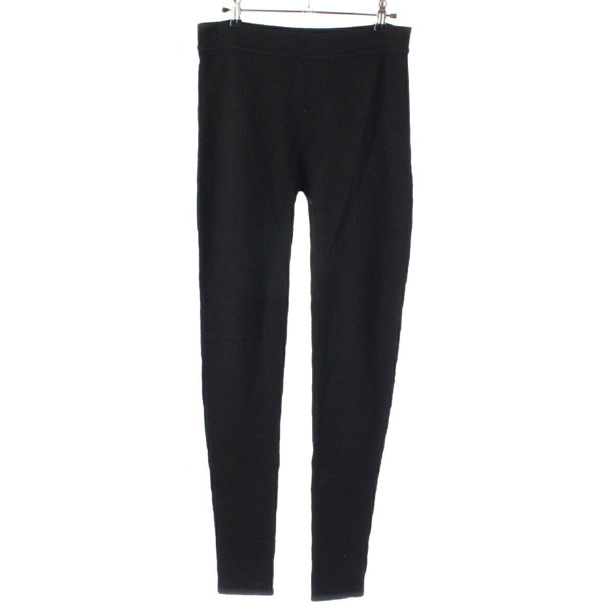 Rakuten - リックオウエンス Rick Owens 21AW ウール カシミヤ ニット タイト パンツ レギンス スパッツ ボトムス RU02A5681 ブラック L【中古】【正規品保証】