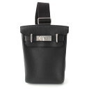 エルメス HERMES 2023年 B刻 ケリー アッカドPM トゴ ワンショルダー ボディバッグ ブラック シルバー金具【中古】【正規品保証】
