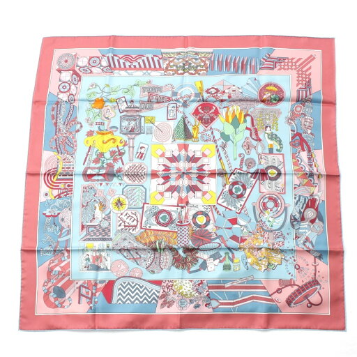 エルメス HERMES シルク カレ90 ダブルフェイス DE L'OMBRELLE AUX DUELS 杖傘と決闘 スカーフ ピンク×ブルー【中古】【正規品保証】 エルメス HERMES シルク カレ90 ダブルフェイス DE L'OMBRELLE AUX DUELS 杖傘と決闘 スカーフ ピンク×ブルー【中古】【正規品保証】