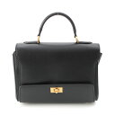 バレンシアガ BALENCIAGA Money マネー スモール レザー 2way ショルダー ハンドバッグ トップハンドル 722047 ブラック【中古】【正規品保証】